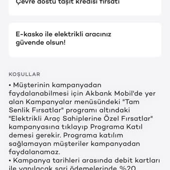 Akbank'ın Elektrikli Araç Kampanyasında İade Sorunu