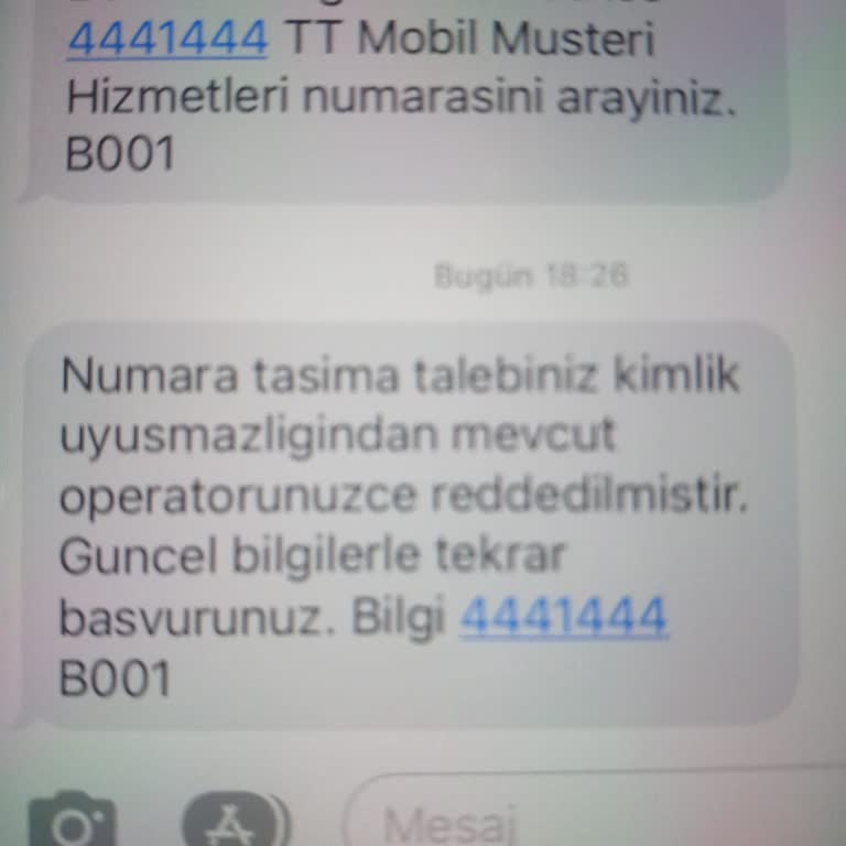 Numara Taşıma Sorunu: Kimlik Uyuşmazlığı