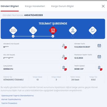 Kayıp Kargo Ve Yetersiz Müşteri Hizmeti