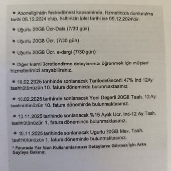 Türk Telekom'un Taahhüt Ve Cayma Bedeli Sorunu