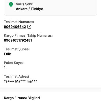 Ankara Sürat Kargo Etlik Şubesine Ulaşamama Ve Dağıtım Sorunu