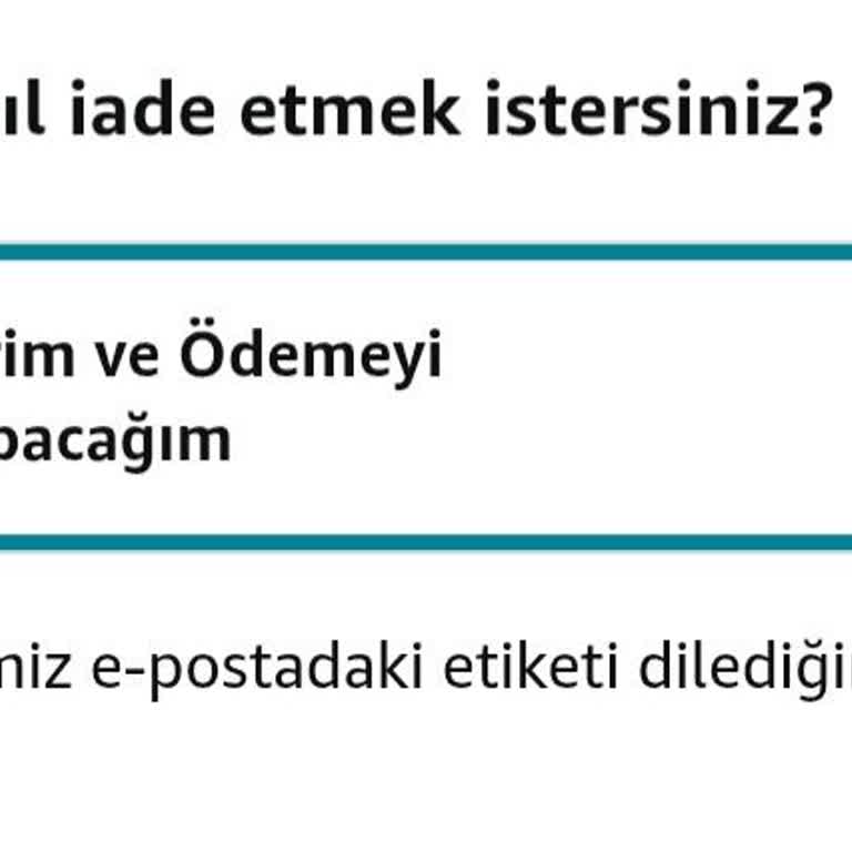Amazon İade Sürecinde Kargo Ücreti Mağduriyeti