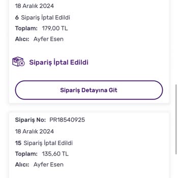 Stokta Olan Ürünlerin Sipariş İptali Mağduriyeti