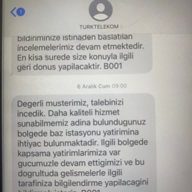 Türk Telekom'un Taahhütlü Hizmet Kalitesi Düşüşü Ve Müşteri Memnuniyetsizliği