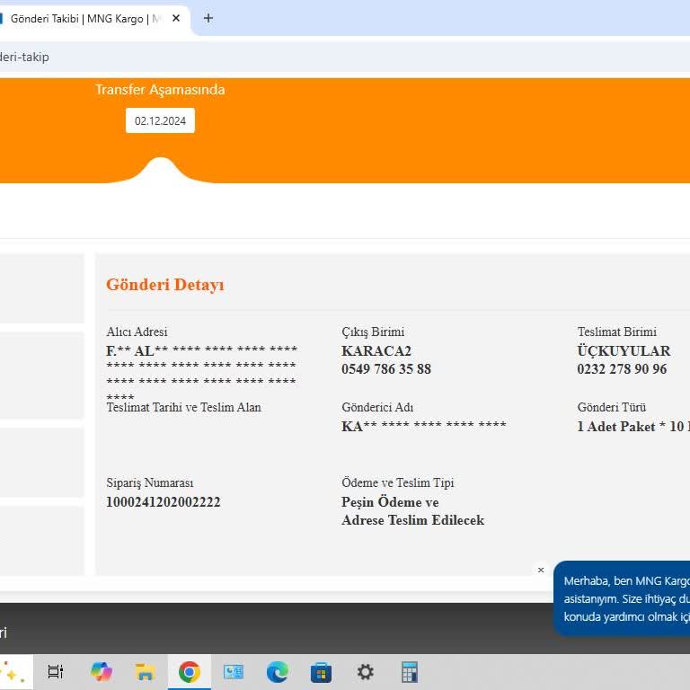 Karaca Ve MNG Kargo İle Teslimat Sorunu