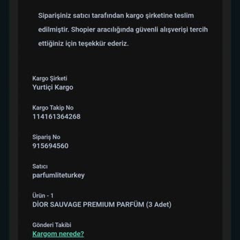 Eksik Ürün Ve İletişimsizlik Sorunu