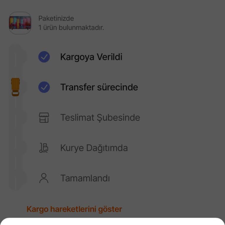 Teslim Edilmeyen TV Siparişi