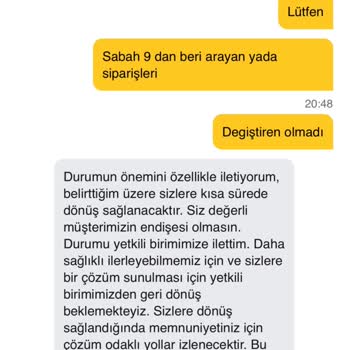 Yanlış Ürün Teslimatı Ve İşlem Gecikmesi