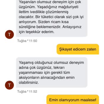 Yanlış Ürün Teslimatı Ve İşlem Gecikmesi