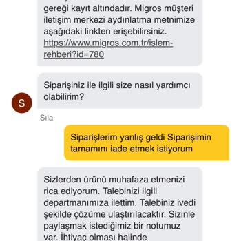 Yanlış Ürün Teslimatı Ve İşlem Gecikmesi