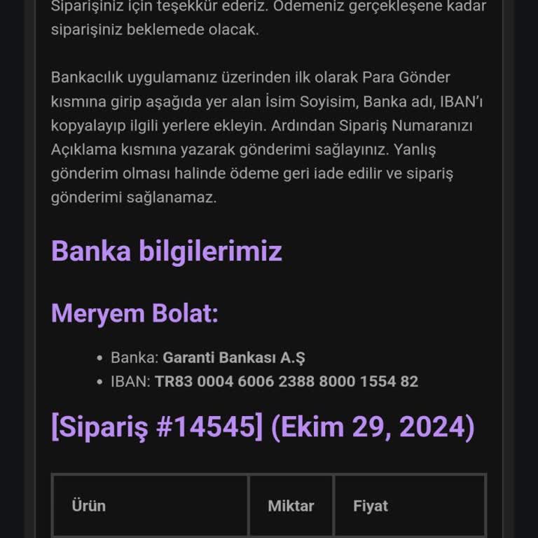 Siparişim Nerede? Paramı İstiyorum!