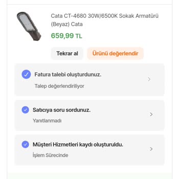 Faturasız Ürün Satışı Ve Çözüm Bulunamaması