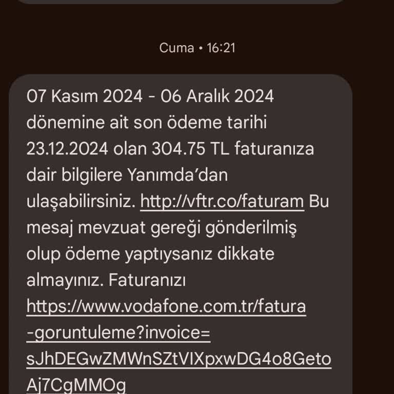 Yanlış Fatura İle Mağduriyet