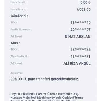 Payfix Yatırımım Hesabıma Geçmedi!