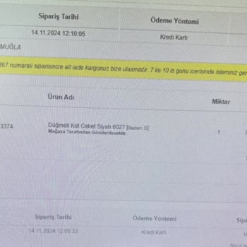 İade Sürecinde Yaşanan Hayal Kırıklığı