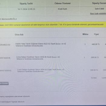 İade Sürecinde Yaşanan Hayal Kırıklığı