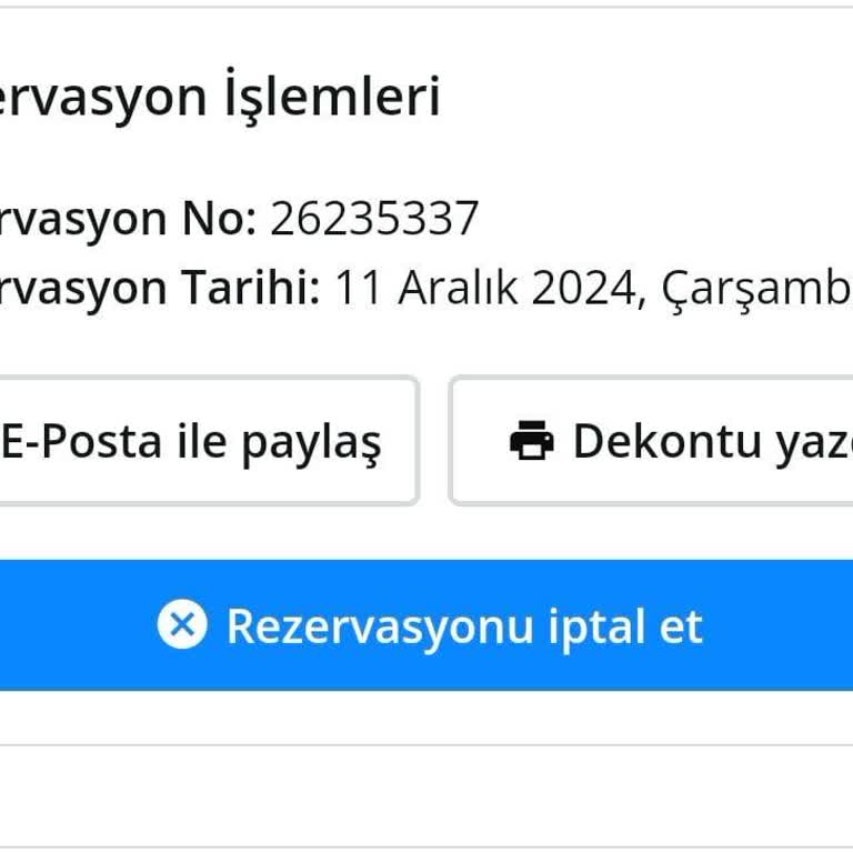 Rezervasyon Sorunu: Tatil Planlarım Tehlikede