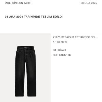 Zara İade Sürecinde Sorun: Eksik Ürün İadesi Ve Yanıltıcı Bilgilendirme