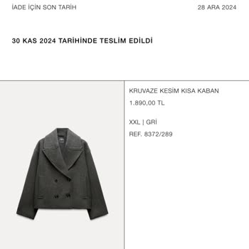 Zara İade Sürecinde Sorun: Eksik Ürün İadesi Ve Yanıltıcı Bilgilendirme