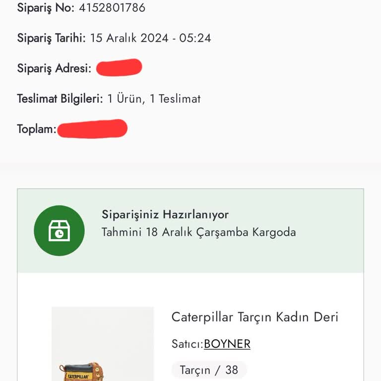 Boyner Siparişimin Kargolanmaması Ve Müşteri Hizmetleri Sorunu