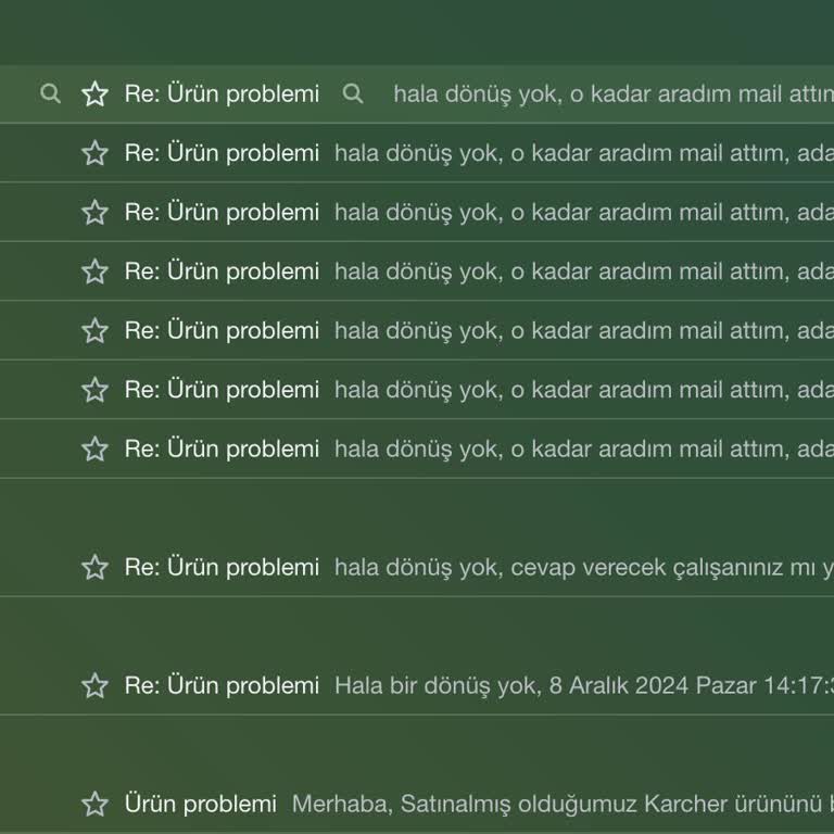 Karcher Müşteri Hizmetlerinde İletişim Sorunu