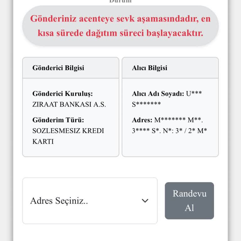 Ziraat Bankası'nın Kart Teslimatındaki Adres Hatası Ve Müşteri Hizmetleri Sorunu