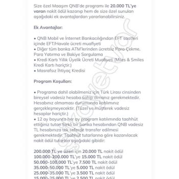 QNB Finansman Maaş Kampanyası Mağduriyeti