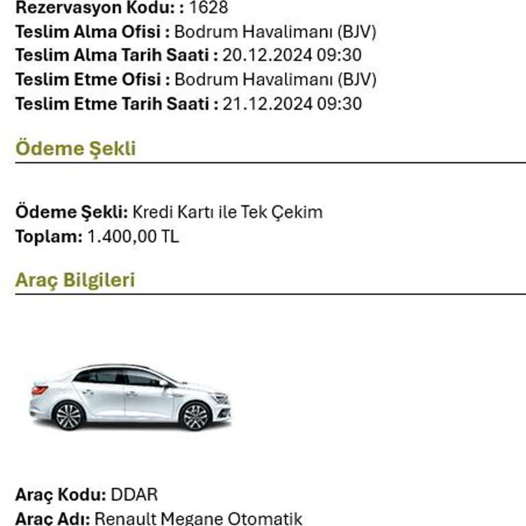 Goldcar Araç Kiralama İptalinde İletişim Sorunu