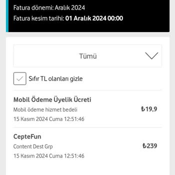 Kullanmadığım Hizmete Ücret Şoku