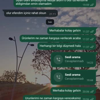 İletişim Eksikliği Ve Kargo Sorunu