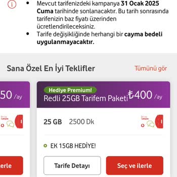 Vodafone'un Uçuk Fiyat Teklifleri Müşteriyi Zorluyor