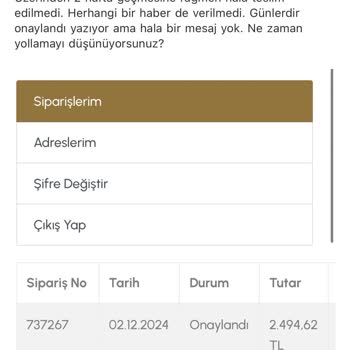 Cosmed Siparişimde İletişim Ve Güven Sorunu
