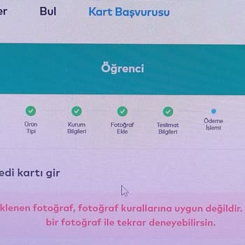 İBB Kart Başvurusunda Fotoğraf Sorunu
