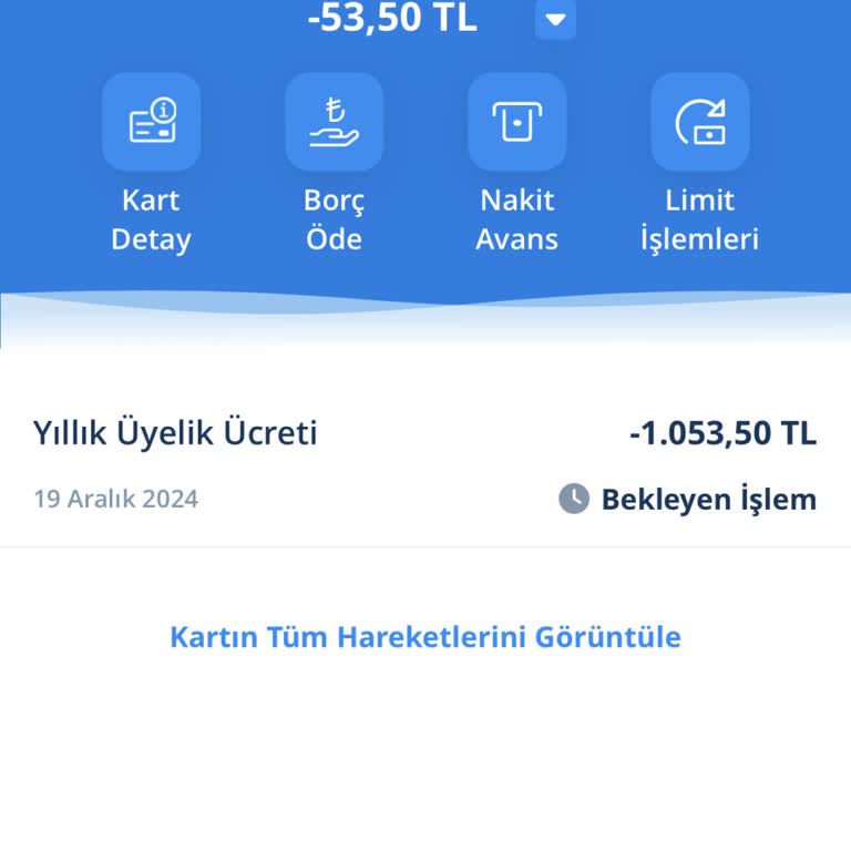 Yıllık Kart Ücreti Kesintisi Ve İade Talebi