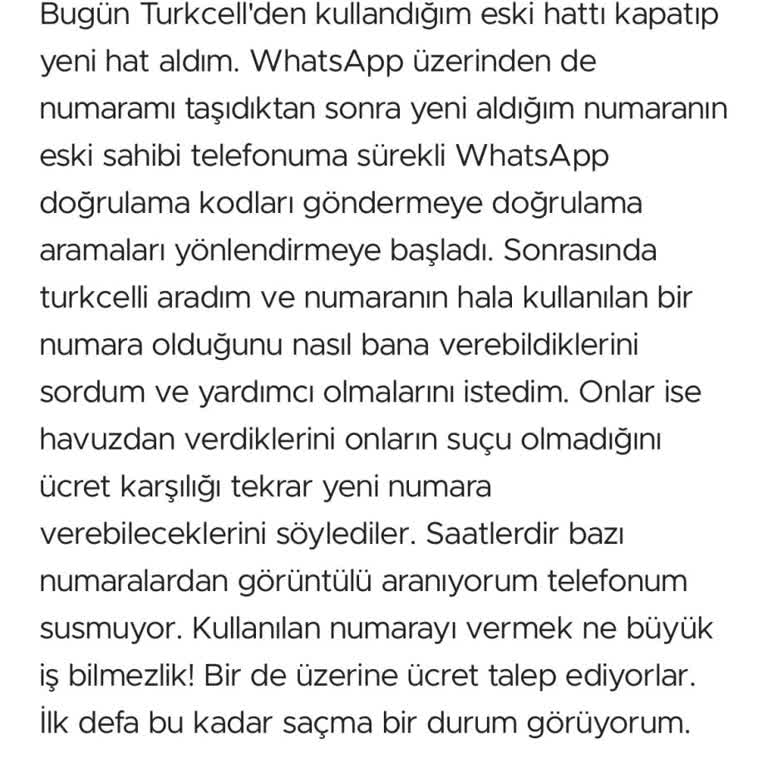 Eski Numara Sorunu: Güvenlik Ve Ücret Mağduriyeti