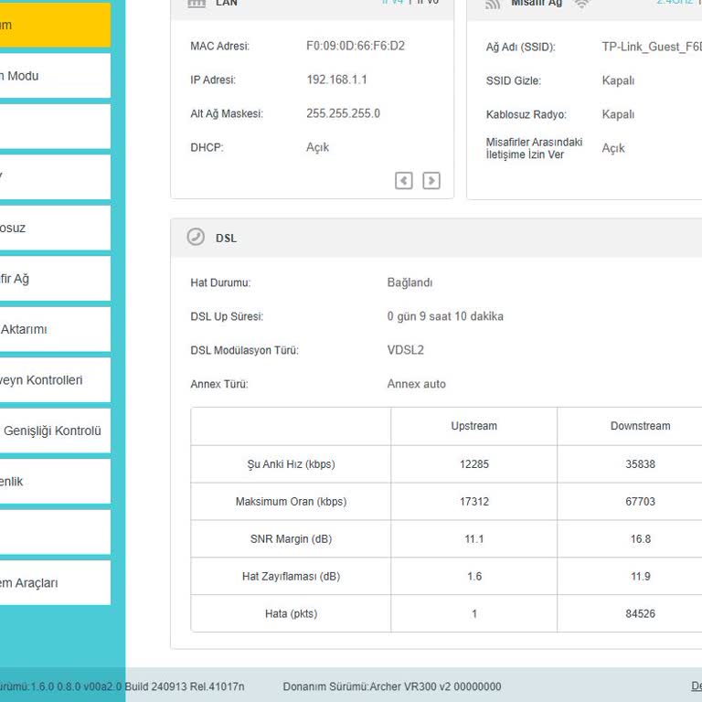 TP-Link VR300 Modeminde Sürekli Hız Düşüşü Ve İade Sorunları