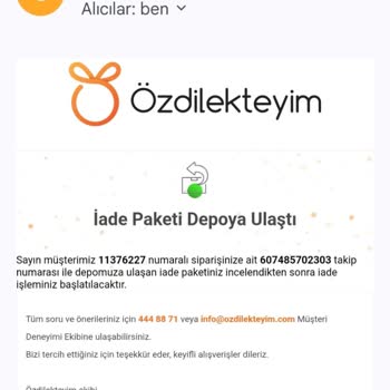Özdilek Online İade Sürecinde Sorunlar