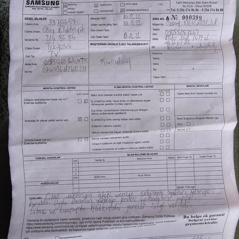 Samsung TV'nin Garanti Sonrası Hayal Kırıklığı