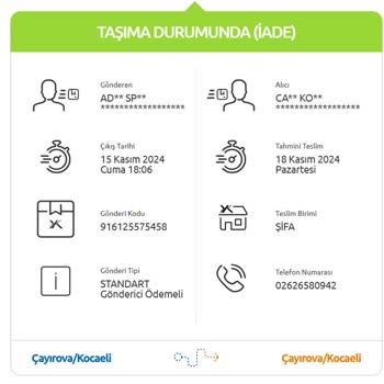 Yurtiçi Kargo Adidas Kargom Nerede?