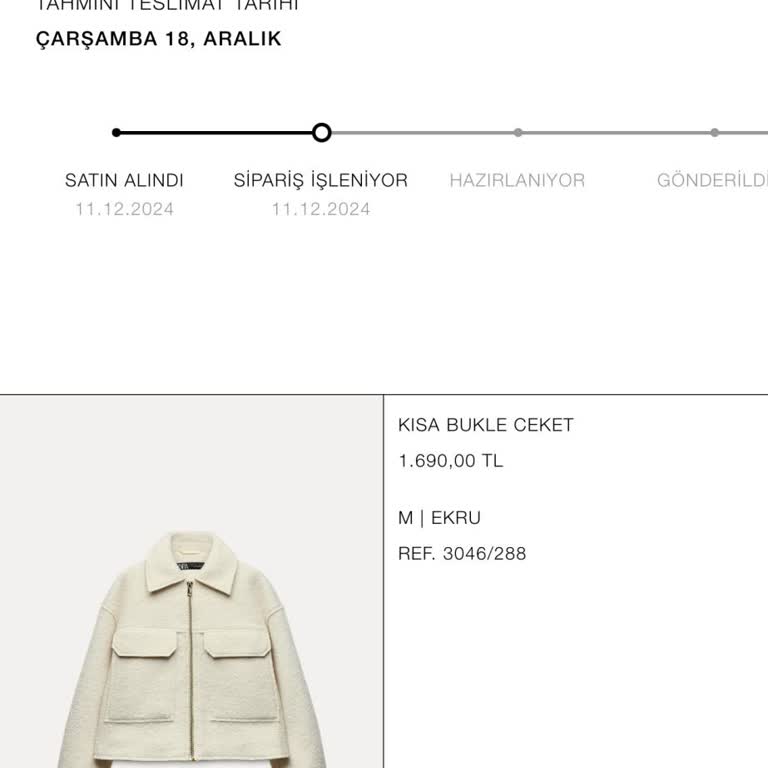 Zara Teslimatında Yaşanan Gecikme Mağduriyeti