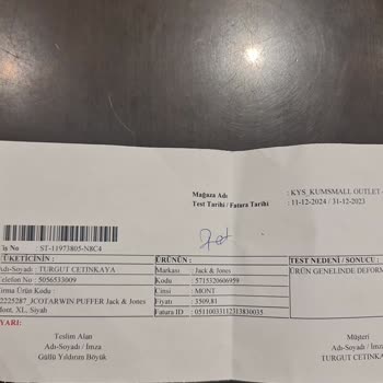 Jack Jones Montun Fermuar Sorunu Ve Müşteri Hizmeti Eksikliği