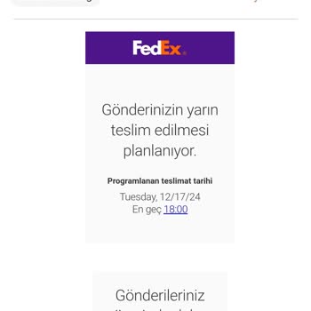 FedEx Kargo Teslimatında Sürekli Gecikme Ve İletişim Sorunu