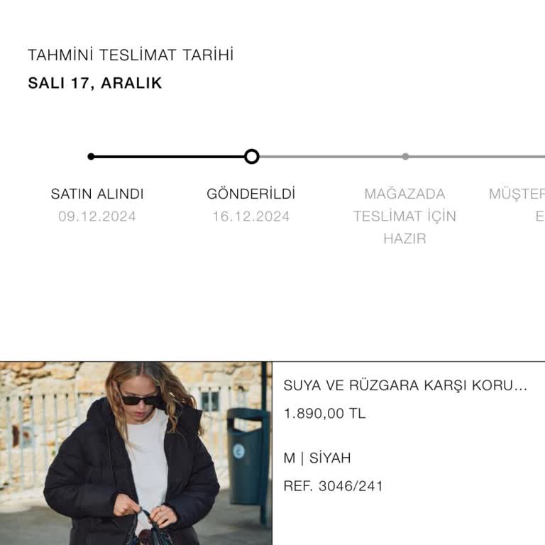 Zara Siparişim 10 Gündür Teslim Edilmiyor Ve İade Sorunu
