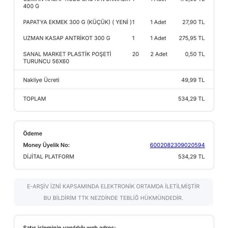 Migros Sanal Market'te Bozuk Et Ve İletişim Sorunu