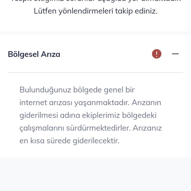 Bölgesel Arıza Mağduriyeti Ve İptal Cezası