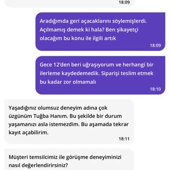 Teslim Edilmeyen Sipariş Ve Yetersiz Müşteri Hizmeti
