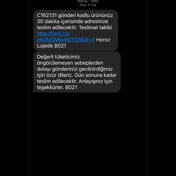 Horoz Lojistik İle Yaşanan Teslimat Sorunları Ve Müşteri Hizmetleri Hayal Kırıklığı
