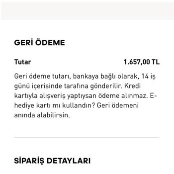Stokta Olmayan Ürün İçin Geç Gelen İptal Ve İade