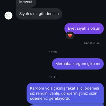 Yanlış Renk Gönderimi Ve İlgisiz Müşteri Hizmeti