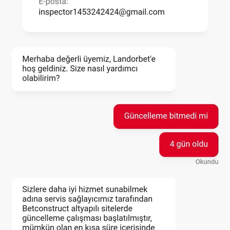 Bahis Sitesinde Para Çekim Sorunu Ve Destek Eksikliği